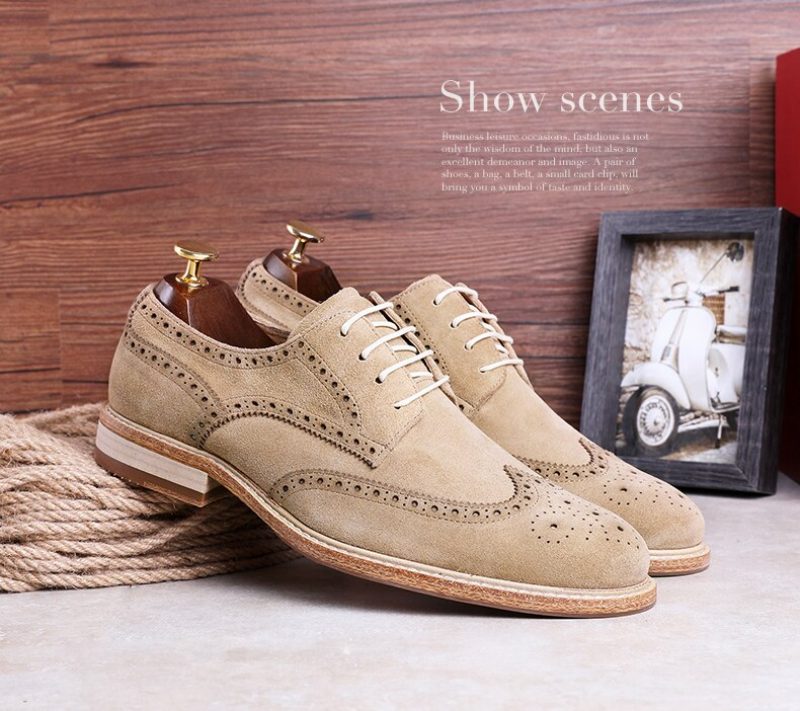 Juanes Oxford-kjolesko Til Mænd - Beige