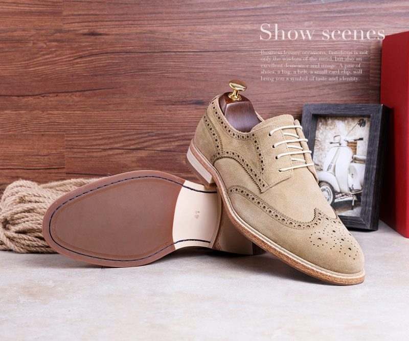 Juanes Oxford-kjolesko Til Mænd - Beige