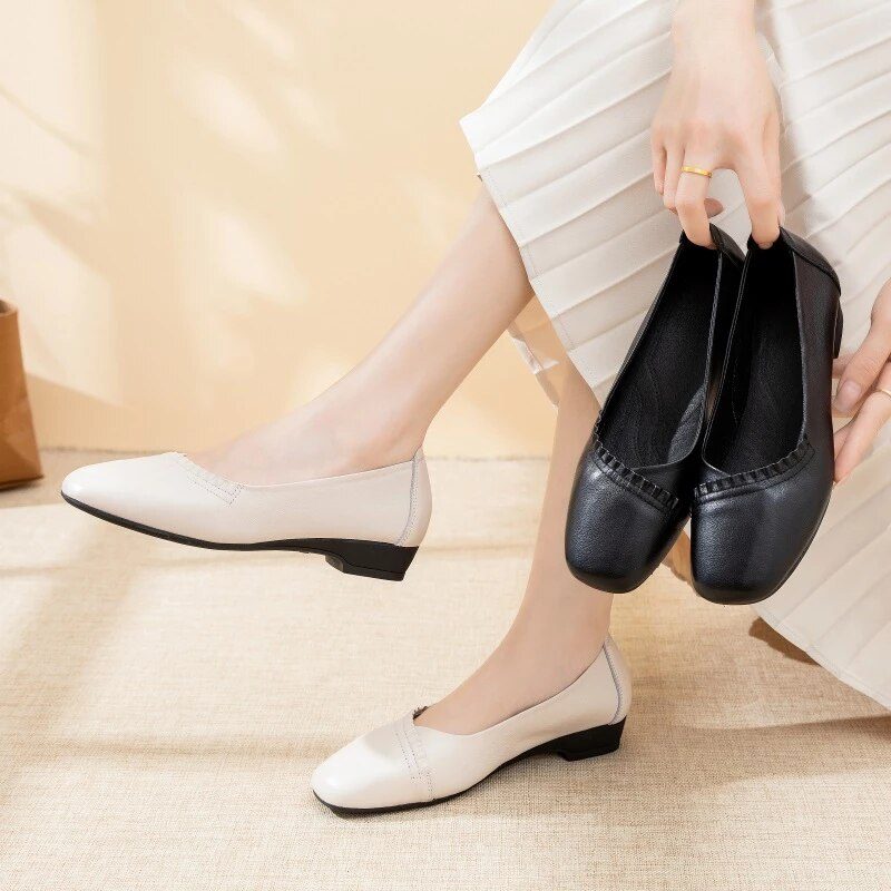 Juanita Dame Pumps Sko - Beige