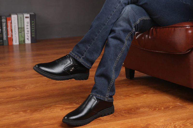 Juanvir Herre Loafers Dress Sko - Sort