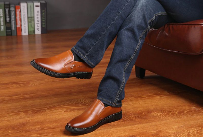 Juanvir Herre Loafers Dress Sko - Sort