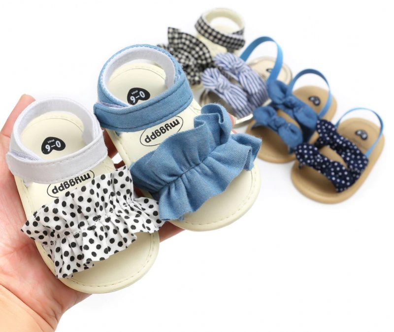 Julia Baby Piges Flade Sko - Sort