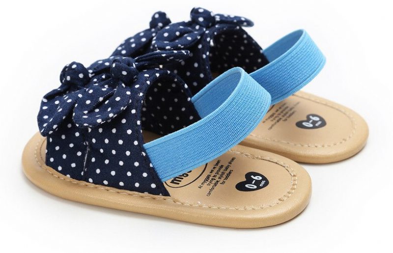 Julia Baby Piges Flade Sko - Sort