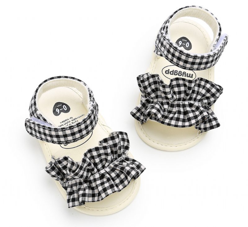 Julia Baby Piges Flade Sko - Sort