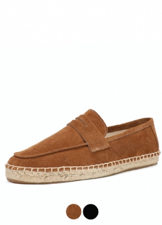 Juliana Jute Platform Ruskind Loafers Til Kvinder