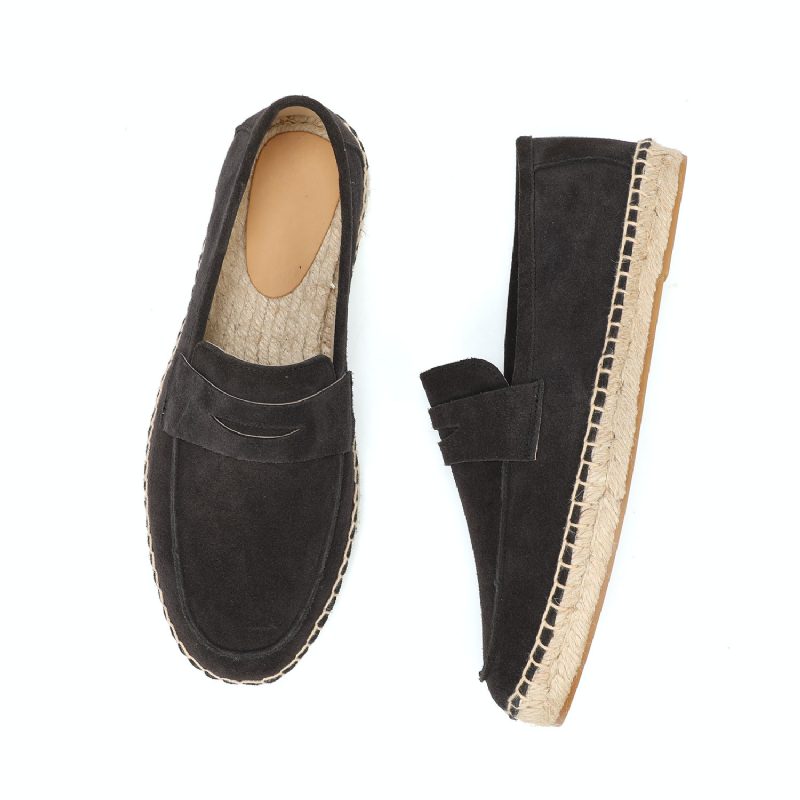 Juliana Jute Platform Ruskind Loafers Til Kvinder - Brun