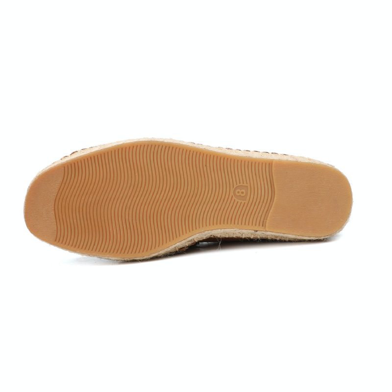 Juliana Jute Platform Ruskind Loafers Til Kvinder - Brun