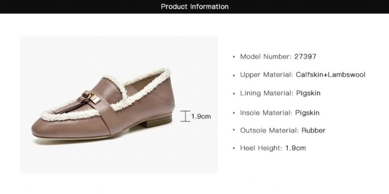 Julie Loafers - Brun Pink