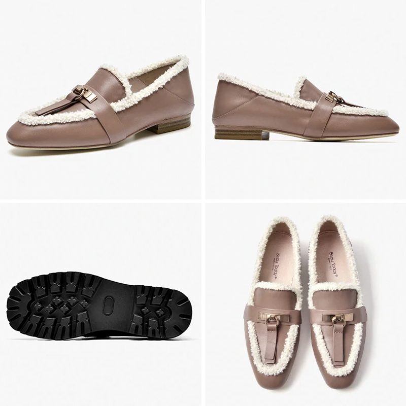 Julie Loafers - Brun Pink