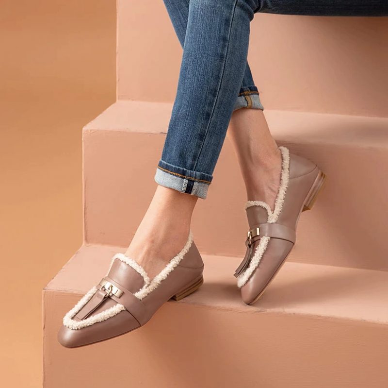 Julie Loafers - Brun Pink
