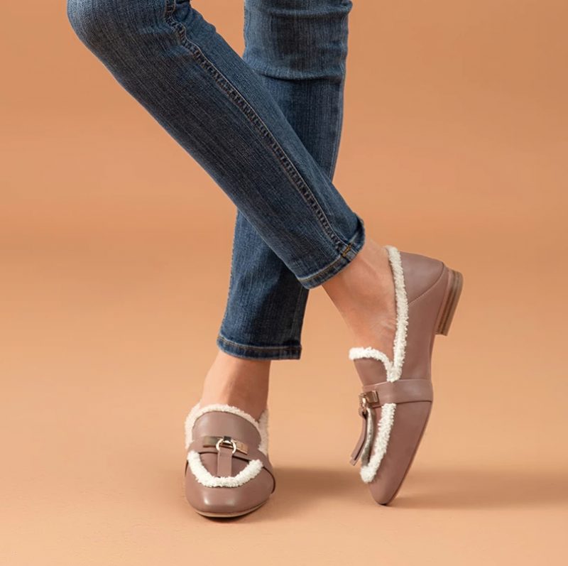 Julie Loafers - Brun Pink