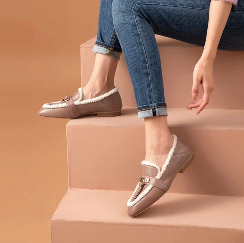 Julie Loafers - Brun Pink