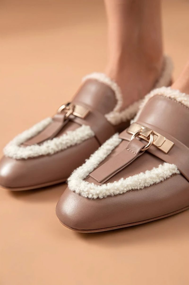 Julie Loafers - Brun Pink