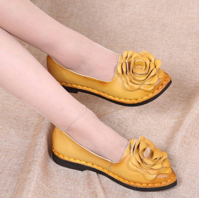 Julieta Dame Loafer Sko - Gul