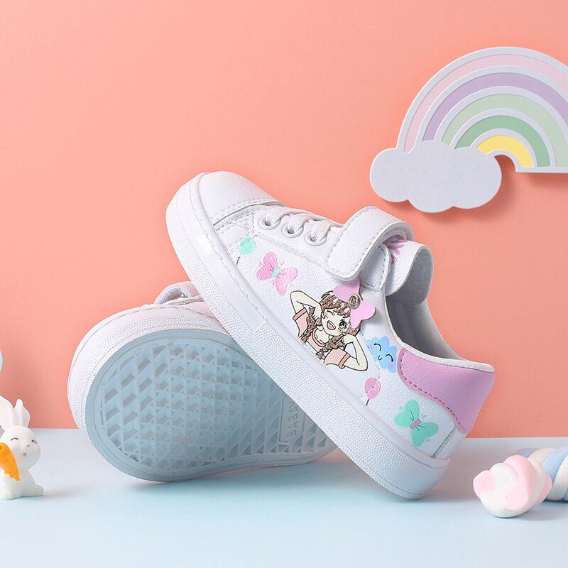 June Piges Afslappede Sneaker - Pink