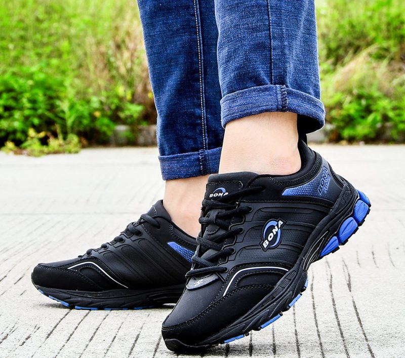 Kale Mode Sneakers Til Mænd - Sort