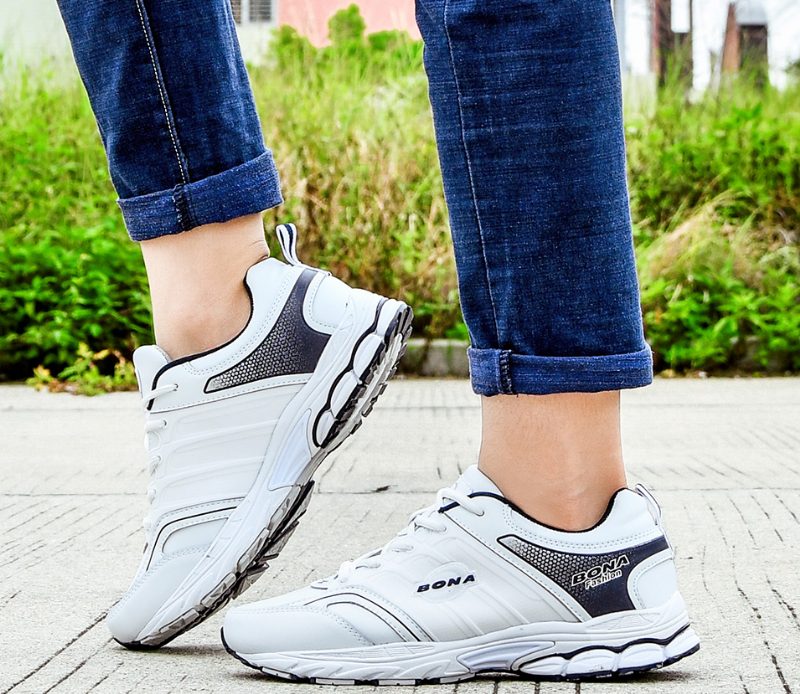 Kale Mode Sneakers Til Mænd - Sort