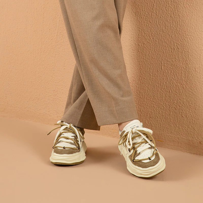 Kalie Sneaker Med Snørebånd Til Kvinder - Khaki