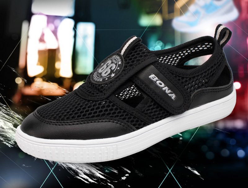 Kalifa Unisex Afslappet Sneaker Til Børn - Himmelblå