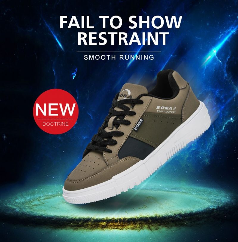 Kalius Komfortable Sneakers Til Mænd - Sort