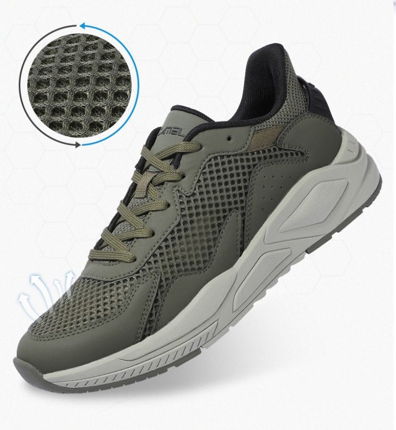 Kang Letvægts Sneaker Til Mænd - Oliven