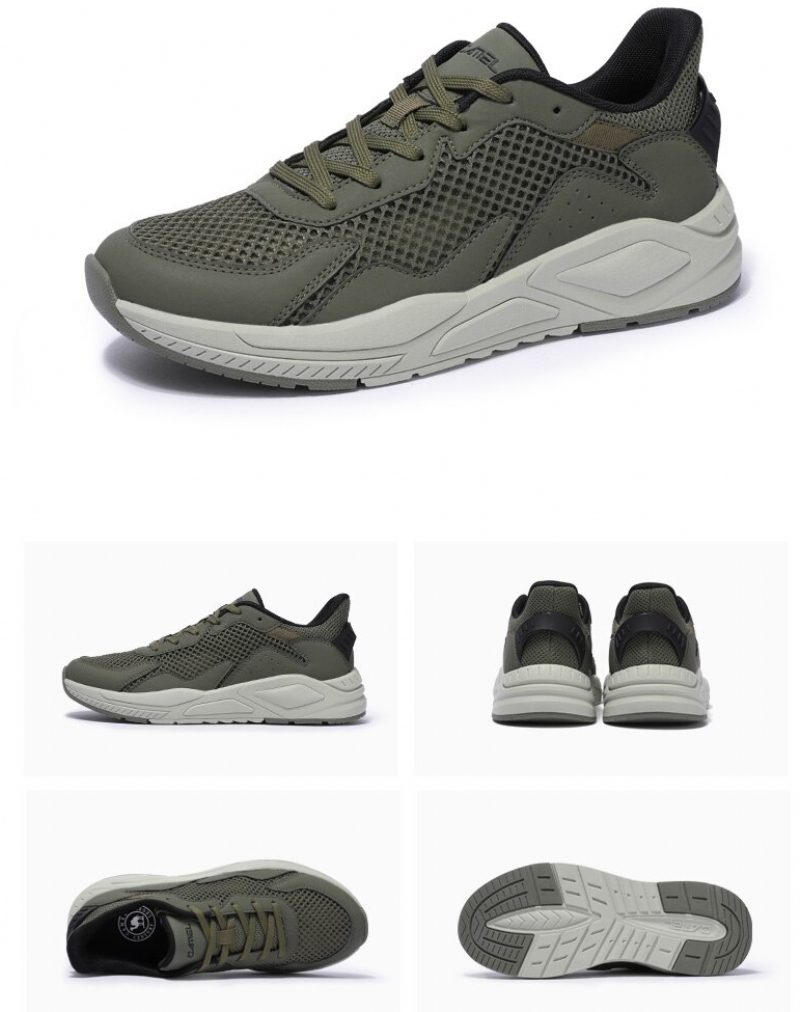 Kang Letvægts Sneaker Til Mænd - Oliven