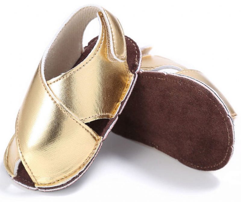 Karen Babypigers Afslappede Sandal - Guld