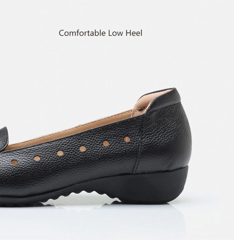 Karen Dame Loafers - Sort Hul