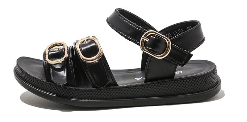 Karime Småpigers Kjole Sandal - Sort