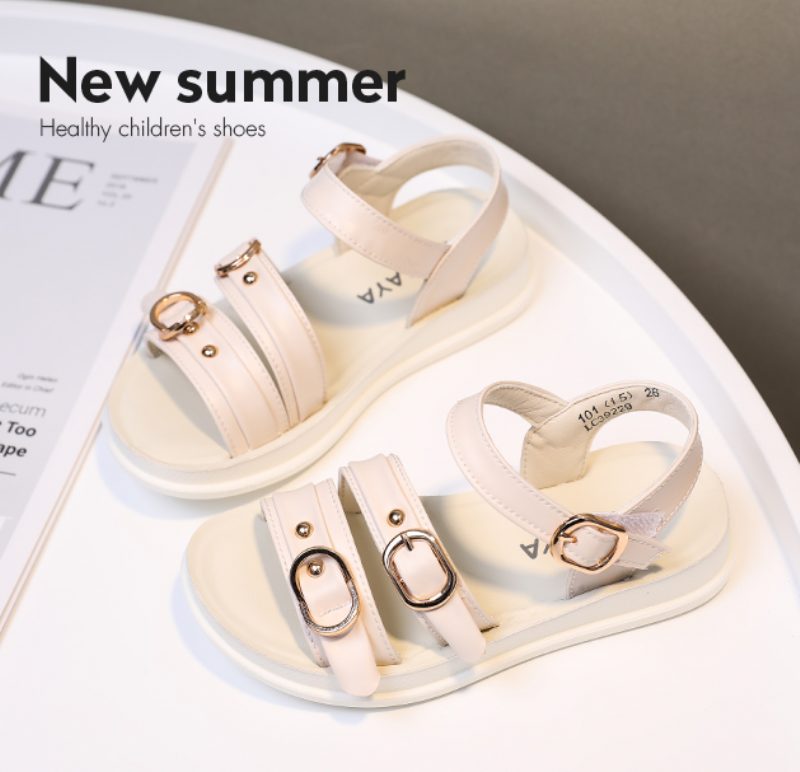 Karime Småpigers Kjole Sandal - Sort