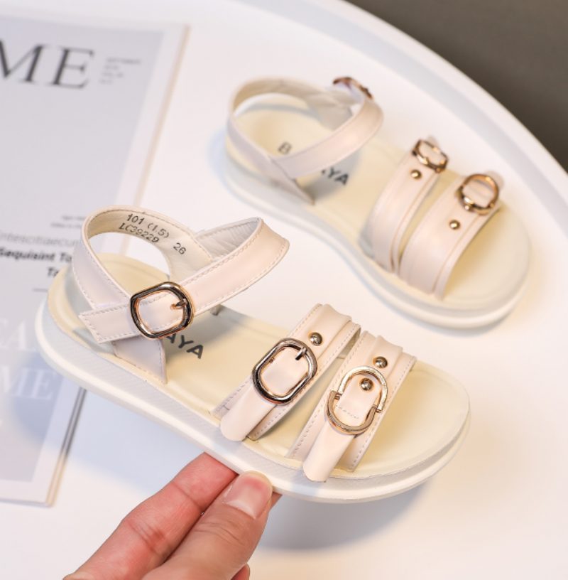 Karime Småpigers Kjole Sandal - Sort