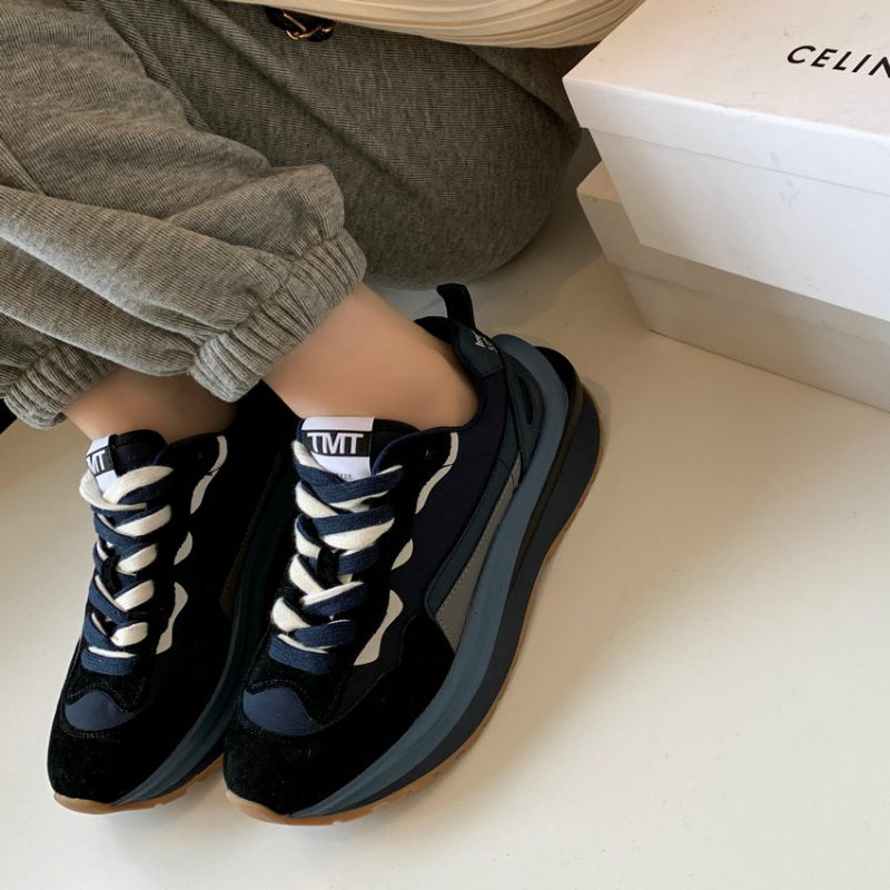 Karla Sneaker Med Rund Tå Til Kvinder - Blå