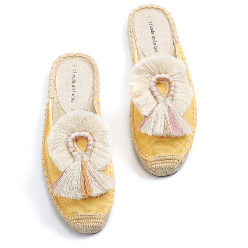 Karol Multi Espadriller Til Kvinder - Gul