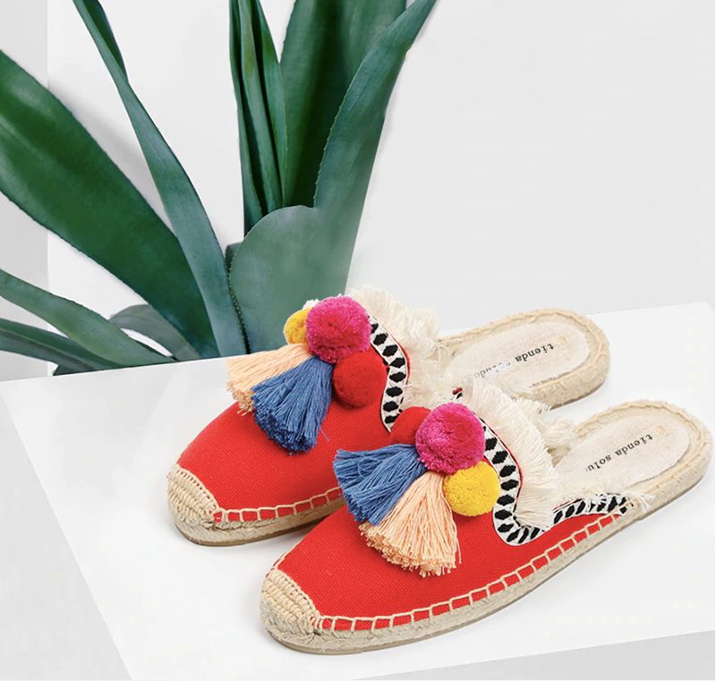 Karol Multi Espadriller Til Kvinder - Gul