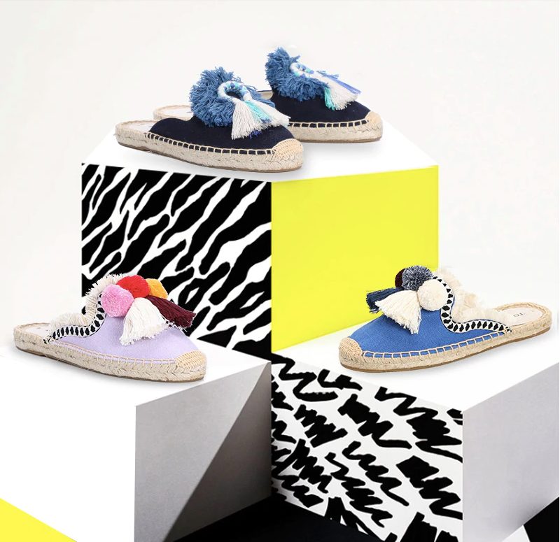 Karol Multi Espadriller Til Kvinder - Gul