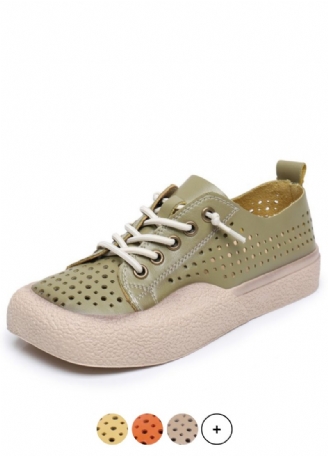 Karoli Kvinders Square Toe Platform Sneakers