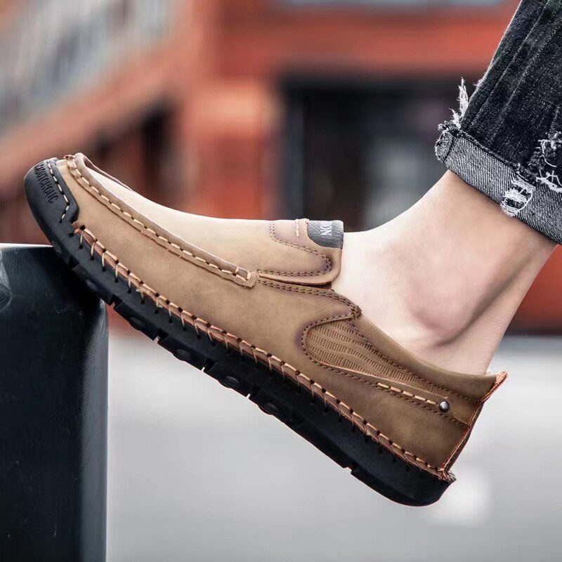 Karson Loafer Fritidssko Til Mænd - Khaki