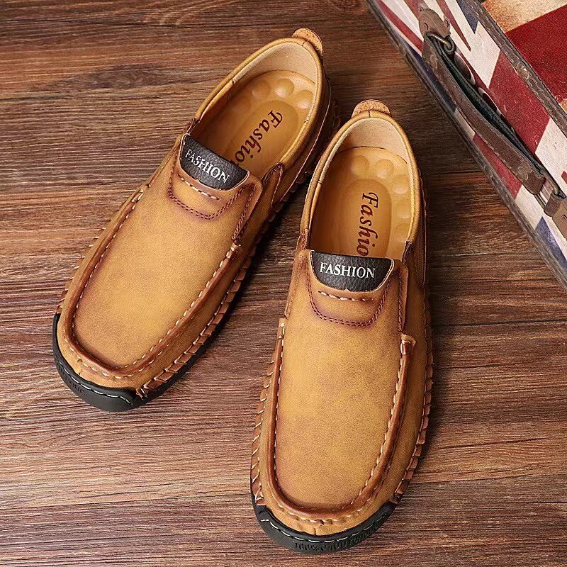 Karson Loafer Fritidssko Til Mænd - Khaki