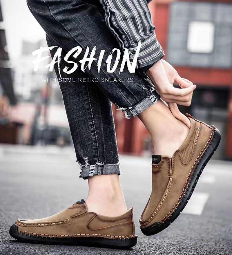 Karson Loafer Fritidssko Til Mænd - Khaki