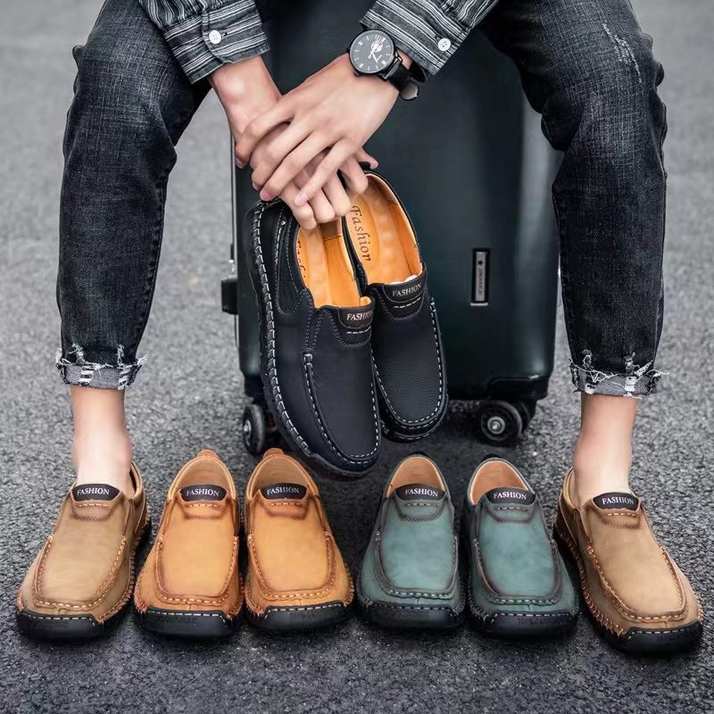 Karson Loafer Fritidssko Til Mænd - Khaki