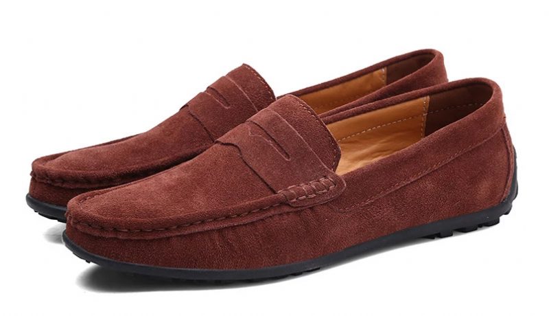 Kashi Loafer Fritidssko Til Mænd - Bordeauxrød