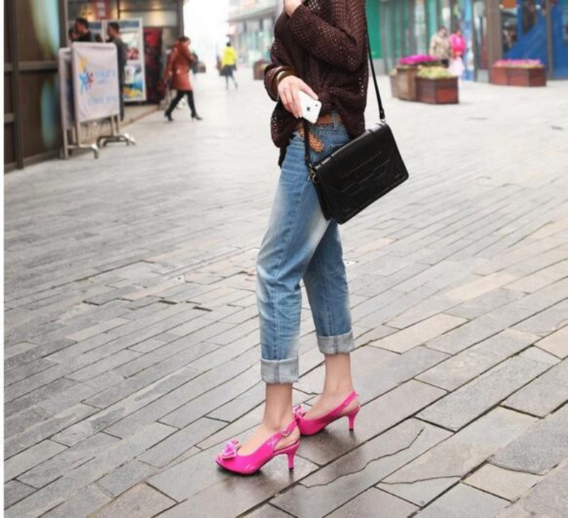 Kata Damemode Sommersandal - Fuchsia