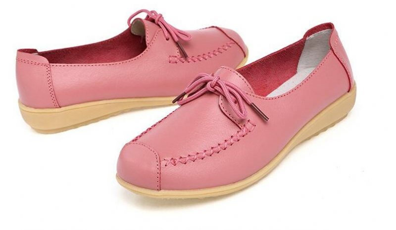 Katalina Damesko I Flade Læder - Pink