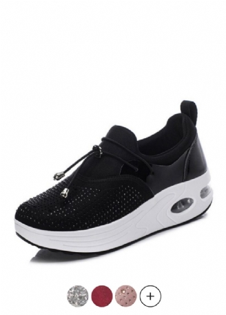 Kautin Komfortable Sneaker Sorte Sko Til Kvinder Platform