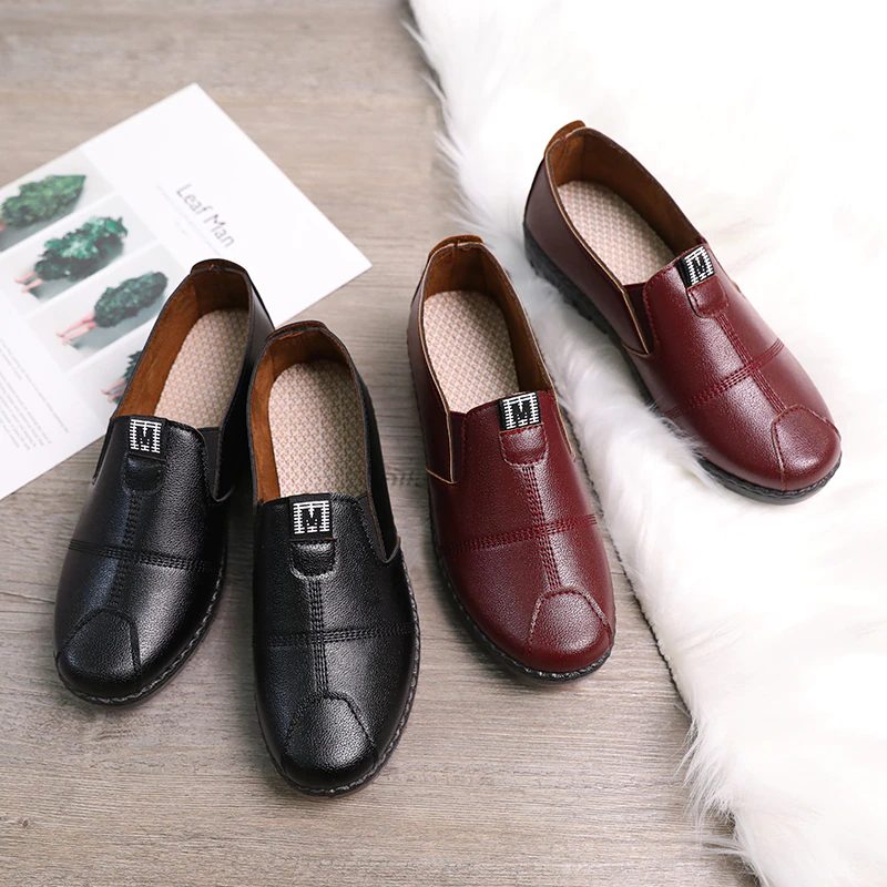 Kelly Dame Loafer Sko - Rød