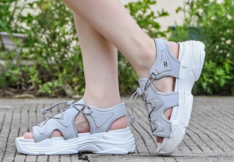 Kiara Platform Sandal Til Kvinder - Grøn