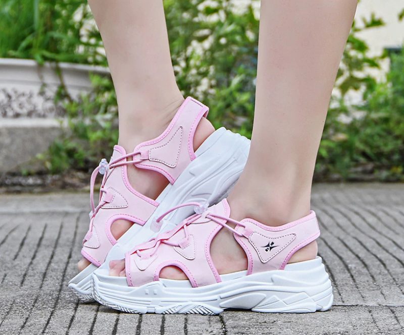Kiara Platform Sandal Til Kvinder - Grøn