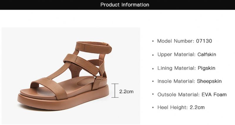 Kiara Sandal Af Høj Kvalitet Til Kvinder - Beige