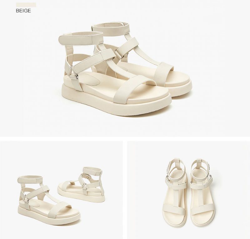 Kiara Sandal Af Høj Kvalitet Til Kvinder - Beige
