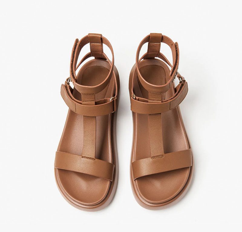 Kiara Sandal Af Høj Kvalitet Til Kvinder - Beige